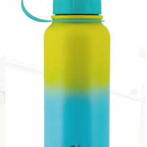 Born Chef Stainless Steel Water Bottle, Insulated Double Wall Vacuum Leak Proof Water Flask, Hot Cold 12-24 Hours, 2 Tone Colors