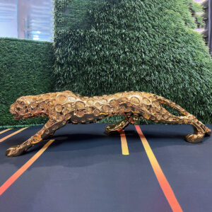 LEOPARD MEDIUM SIZE 55 CM- COLOUR GOLD