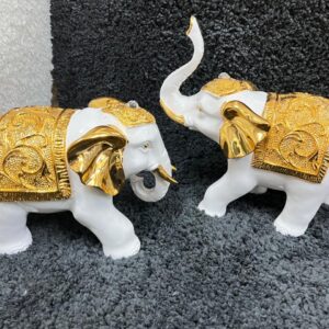 Golden elephant (set of 2)