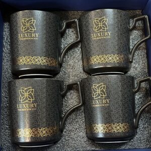 Born chef premium Mug  set (4 Pcs) ( BC-2210BLK)