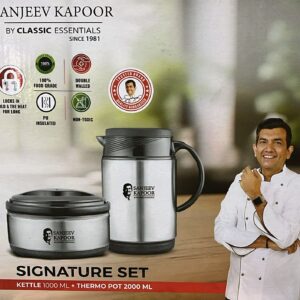 sanjeev Kapoor Kettle 1000ML Plus Hazar ML Plus Thero Pot 2000 Saab ml